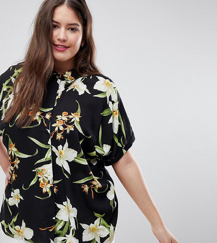 Asos Curve Hawaiian Shirt - Multi