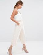 New Look Culotte Pants - Stone