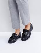 Asos Maxwell Leather Loafers - Black