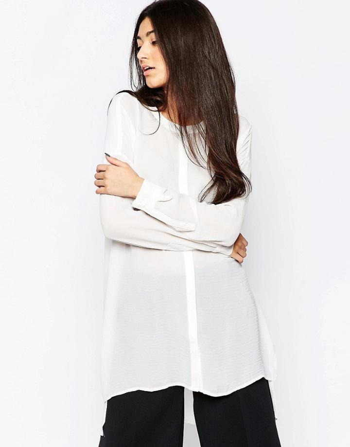 Ichi Longline Shirt - Cloud Dancer