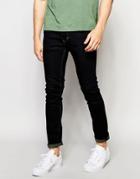 Threadbare Skinny Jeans In Mid Wash - Blue