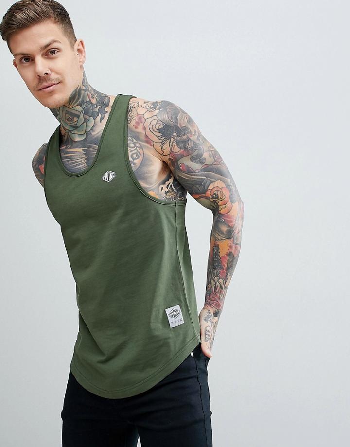 Divine Basic Logo Tank - Green