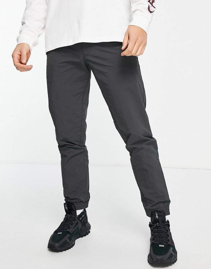 Selected Homme Nylon Suit Pants With Cuff In Gray