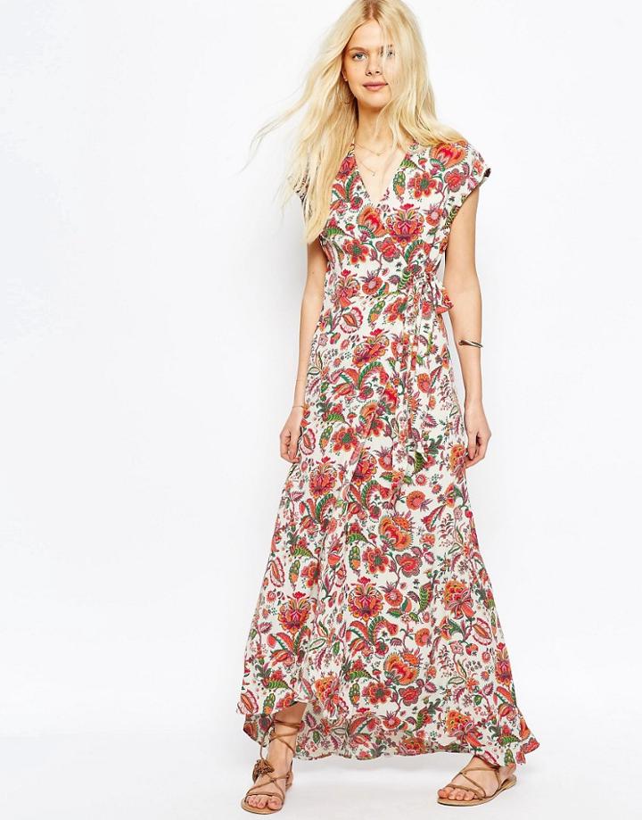 Asos Paisley Tea Maxi Dress - Multi