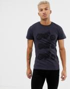 Blend Motorcycle T-shirt - Navy