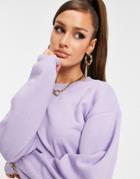 I Saw It First Sweatshirt In Lilac-purple