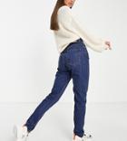 Dr Denim Tall Nora High Rise Mom Jeans In Cream-white