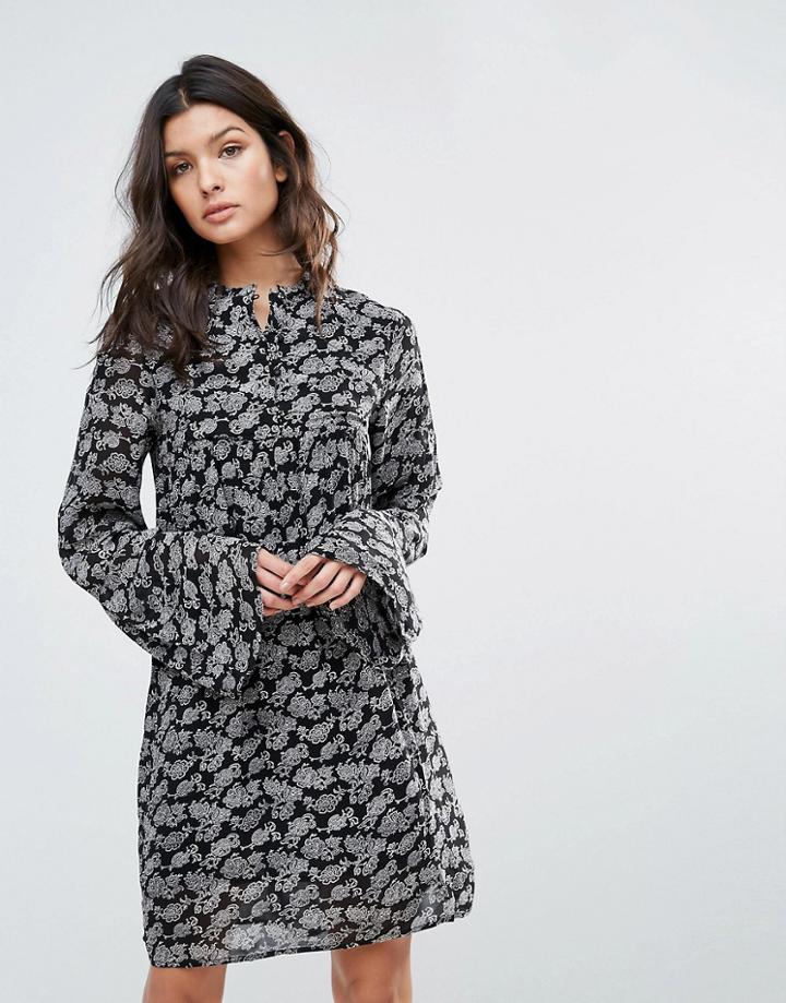 Mango Boho Printed Swing Dress - Multi