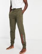 Tommy Hilfiger Loungewear Sweatpants In Khaki - Part Of A Set-green