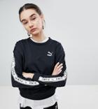 Puma Exclusive To Asos Sweatshirt With Taping In Black - Black