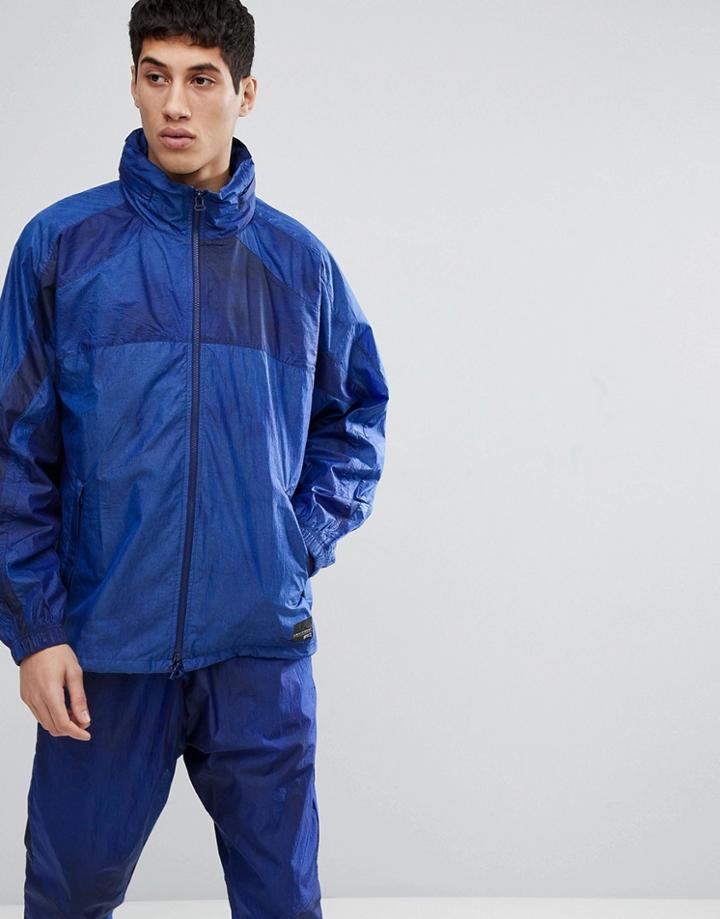 Adidas Originals Eqt Track Jacket In Navy Cv8587 - Navy
