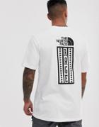 The North Face Rage Half Dome Heavyweight T-shirt In White-blue