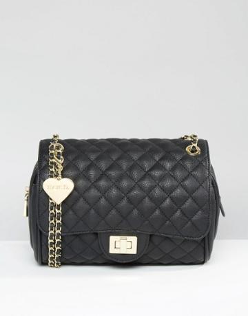 Marc B Knightsbridge Quilted Shoulder Bag - Black