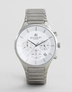 Accurist Silver Chronograph Bracelet Watch - Silver
