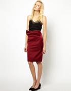 Antipodium Facet Skirt - Berry