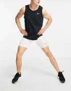 Nike Pro Training Dri-fit Baselayer Shorts In White