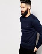 Farah Sweatshirt With F Logo - Blue