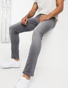 River Island Skinny Jeans In Gray-grey