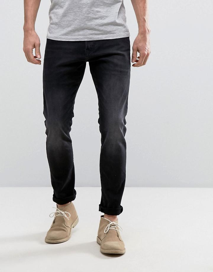 Esprit Skinny Fit Jeans In Black - Black