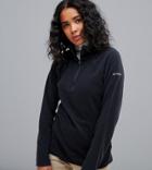 Columbia Glacial Iv Half Zip Fleece In Black - Black
