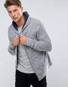 Abercrombie & Fitch Zipfront Hoodie Sweat White Label In Gray - Gray