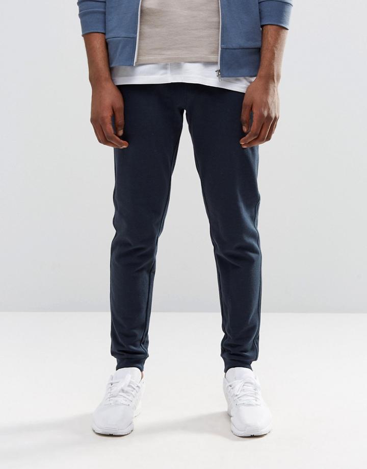 Asos Skinny Joggers In Navy - Total Eclipse