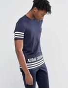 Adidas Originals Street Pack T-shirt In Blue Az1139 - Blue
