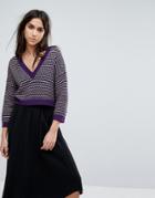 Max & Co Corvo V Neck Sweater - Multi