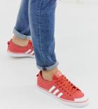 Adidas Originals Unisex Nizza Sneaker - Red