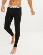 Jack & Jones Long John Lounge Pant With Trunk Waistband - Black