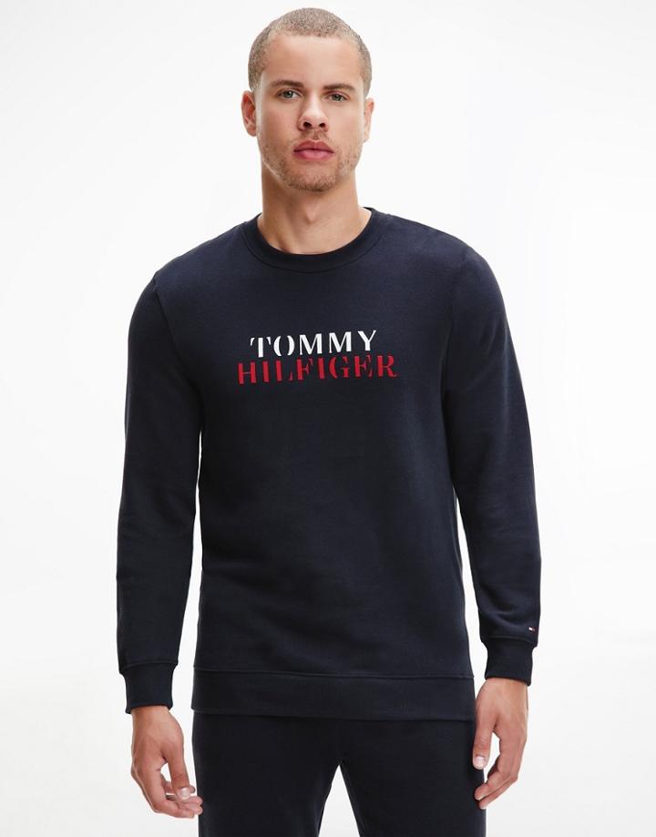 Tommy Hilfiger Lounge Sweatshirt In Navy