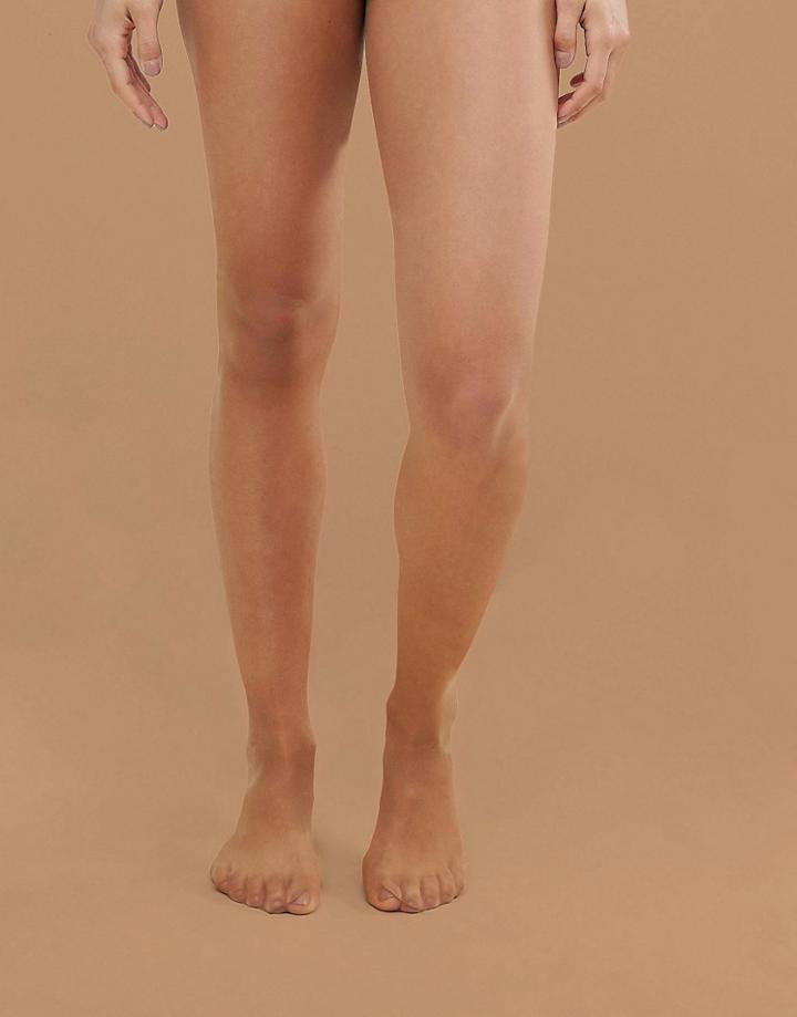 Nubian Skin Matte 10 Denier Nude Tights In Warm - Beige