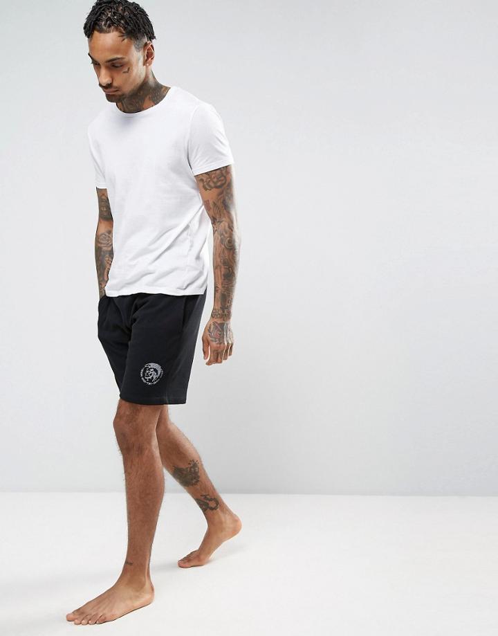 Diesel Lounge Shorts Regular Fit Black - Black