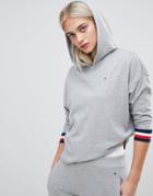 Tommy Hilfiger Eco Fresh Modern Stripe Hoodie - Gray