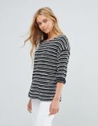 Pepe Jeans Knit Stripe T-shirt - Black