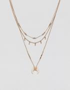 Pieces Western Necklace - Gold