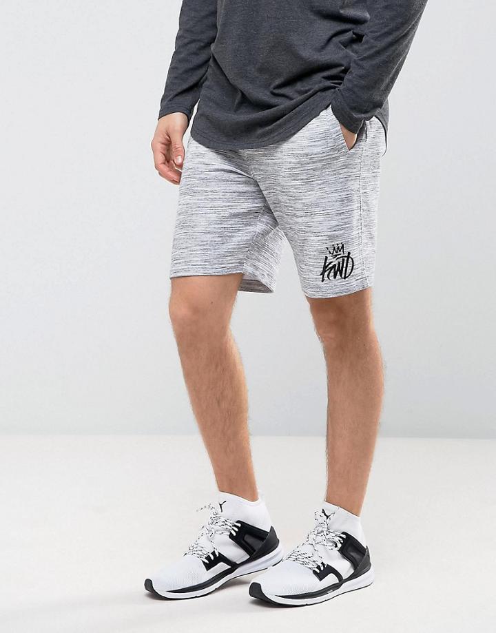 Kings Will Dream Skinny Shorts In Gray - Gray