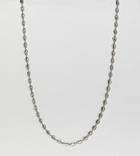 Reclaimed Vintage Inspired Chain Necklace In Silver Exclusive To Asos - Silver