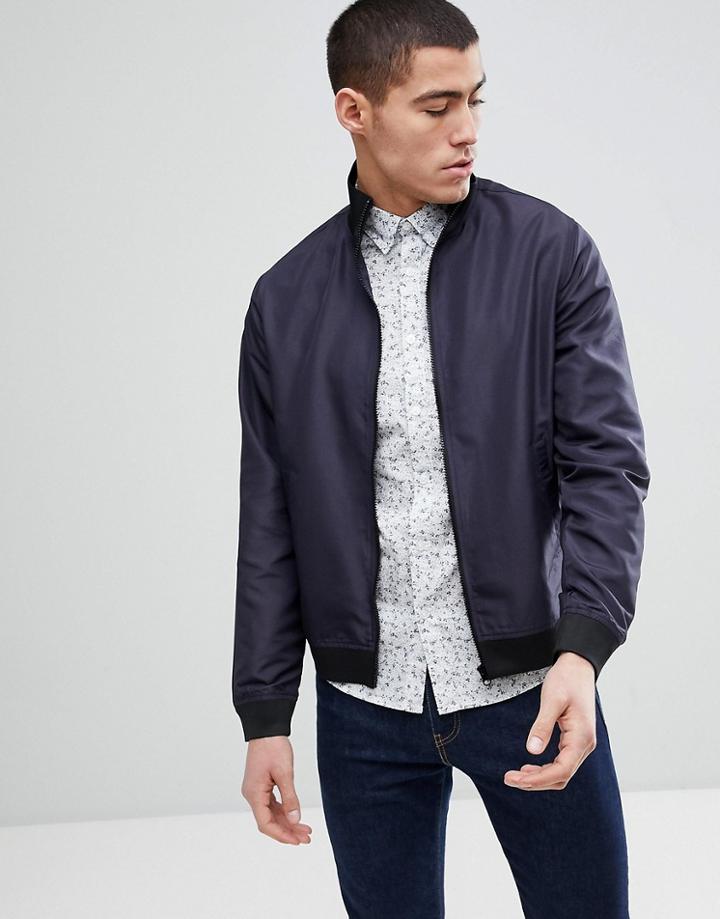 Only & Sons Harrington Jacket - Blue