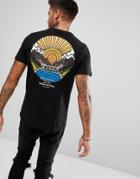 Friend Or Faux Wakayame Back Print T-shirt - Black