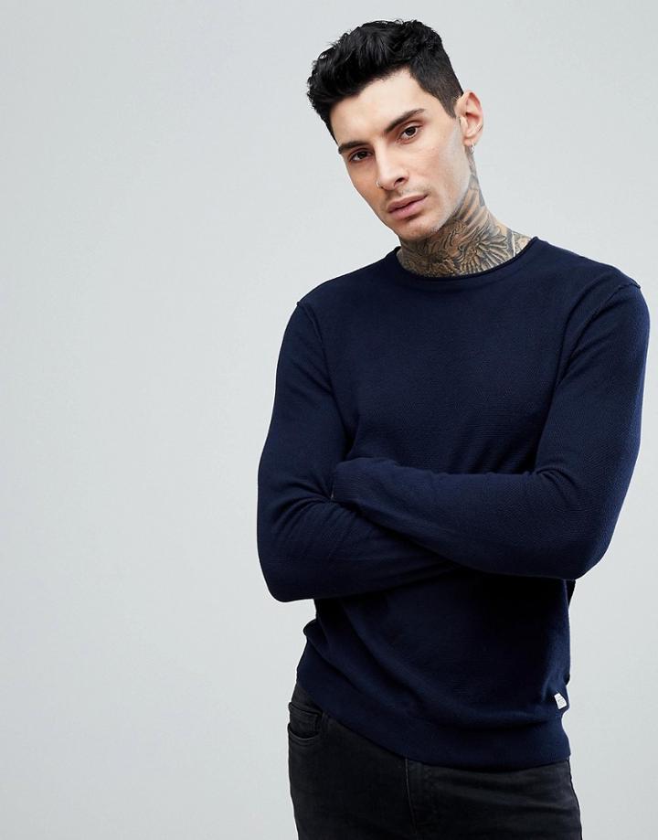 Jack & Jones Originals Knitted Sweater - Navy