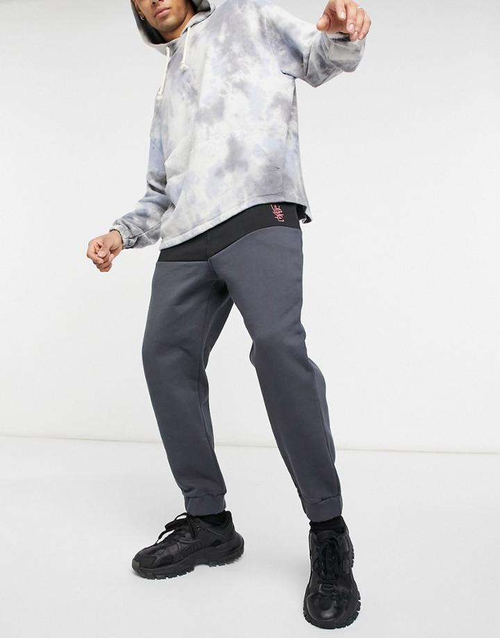Wesc Baker Colorblocked Sweatpants-black