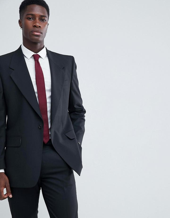 Asos Design Oversized Suit Jacket In Black