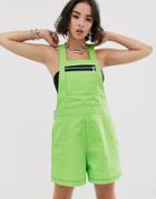 The Ragged Priest Romper With Zip Pocket - Green