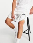 Puma Hoops Premium Mesh Shorts In White