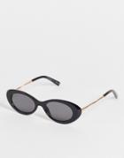 Aj Morgan Womens Cat Eye Sunglasses In Black