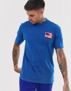 Pull & Bear T-shirt With Eternal Summer Print In Blue - Blue