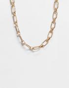 Allsaints Chunky Chain Necklace In Gold