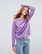 Asos Cute Sweatshirt - Purple