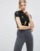 Cheap Monday Leyla Top In Nuclear Dye - Black